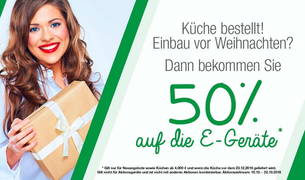 alma KÜCHEN - Weihnachts - Rabattaktion 