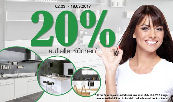 alma KUECHEN 20% Rabatt Aktion