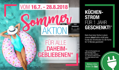 alma KÜCHEN - Sommeraktion 2018