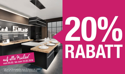 alma KÜCHEN Aktion - 20% Rabatt