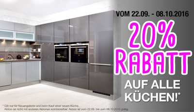 alma KÜCHEN - Rabattaktion 2016