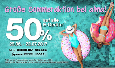 alma KÜCHEN - Rabattaktion 